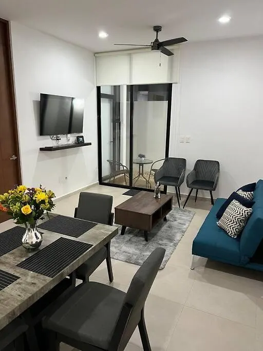 New & Beautiful Apartment Gf With Private Pool Mérida